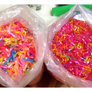 1 Lạng Chun Buộc Tóc Loại To (đen, sắc màu)