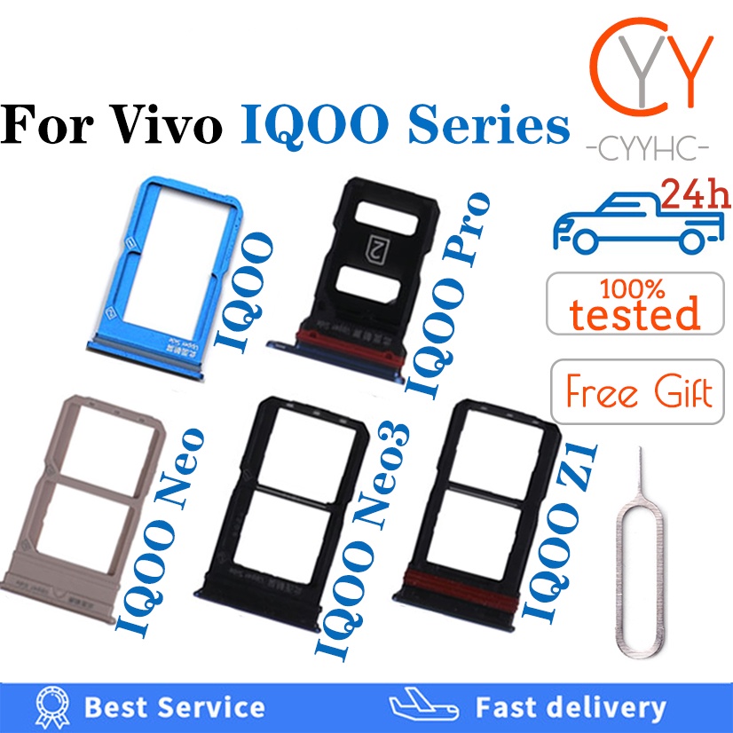 Khay đựng thẻ SIM và thẻ nhớ micro SD cho Vivo Iqoo Neo Iqoo Pro Neo3 Z1 Z1X