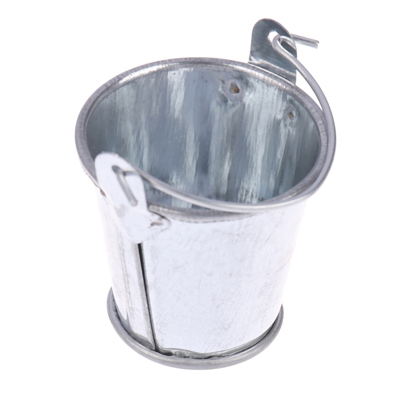 Bộ 2 Xô Kim Loại Mini Tỉ Lệ 1 / 6 Trang Trí Nhà Búp Bê