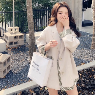 Áo Khoác Blazer Nữ Dáng Suông Rộng Phong Cách Hàn Quốc Mẫu Mới Chất Đẹp Mã RB035( HÀNG CÓ SẴN)