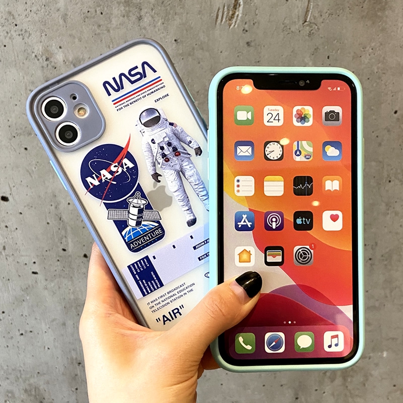 iPhone 12 Ốp điện thoại bảo vệ camera hình phi hành gia iPhone 6 6plus 7 7plus 8 8 Plus X XS XR XS MAX 11 11 PRO 11 Pro MAX SE | BigBuy360 - bigbuy360.vn