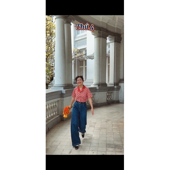 Áo sơ mi sweet day vintage