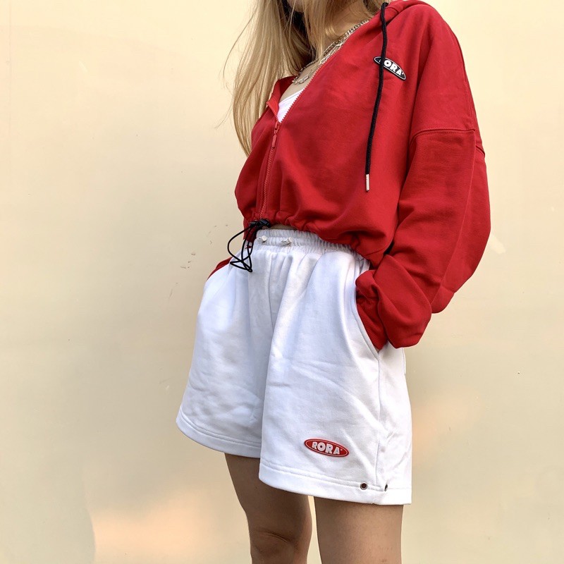 Áo ZIP UP HOODIE - áo khoác croptop khóa kéo | BigBuy360 - bigbuy360.vn