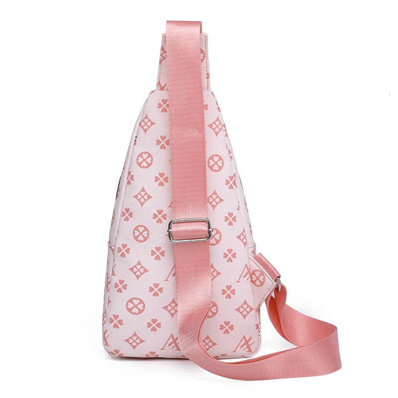 Túi Đeo Chéo Da Mềm Siêu Nhẹ In Họa Tiết Độc Đáo Phong Cách Retro Cho Nữ