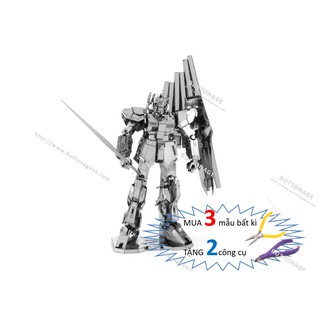 Mô Hình Lắp Ghép kim Loại 3D Người Máy Gundam RX-93 Nu Ver.Ka