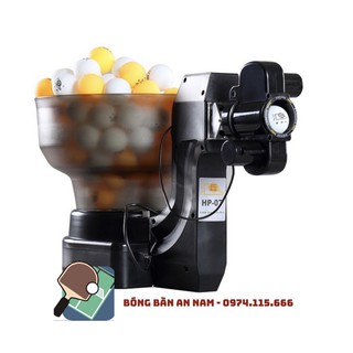 Máy bắn bóng bàn HP-07 nhỏ gọn điều chỉnh hướng xoáy dễ dàng
