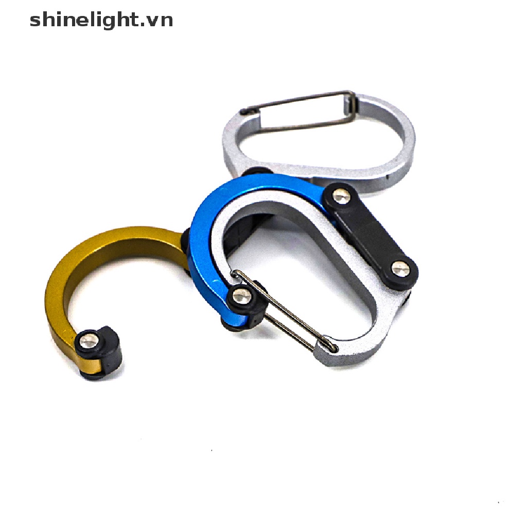[shinelight] Carabiner Rotag Hook Clip Strong Clips For Camping Hiking Travel Backpack [VN]