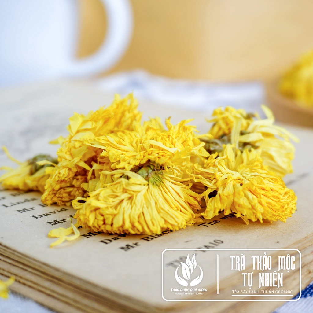 Trà Hoa Hoàng Cúc Khô  Sấy Lạnh Chuẩn Organic Loại 1 Cao Cấp – Thảo Dược Duy Hưng