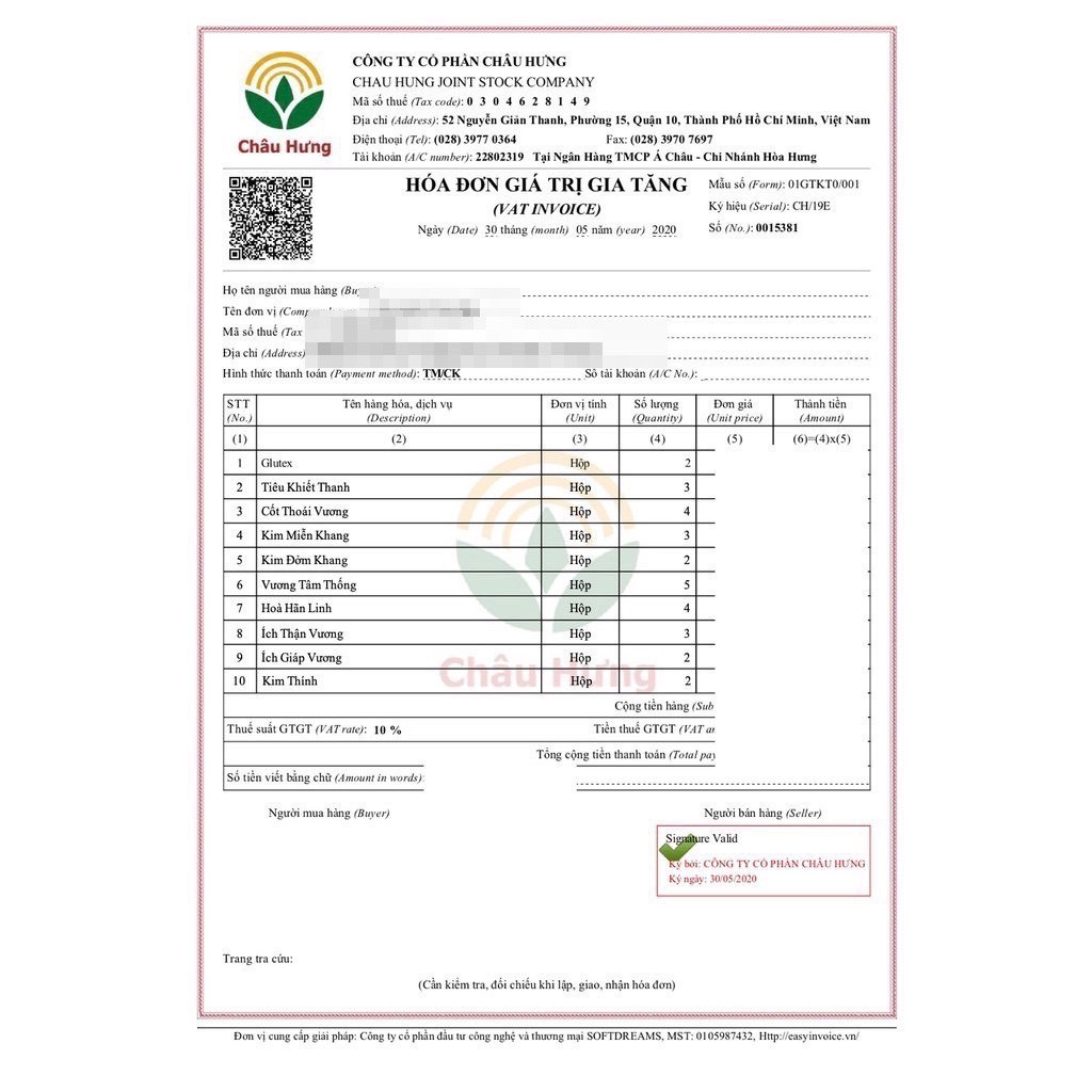 Hòa Hãn Linh  - Viên Uống Dành Cho Người Ra Mồ Hôi Nhiều - Victory Pharmacy