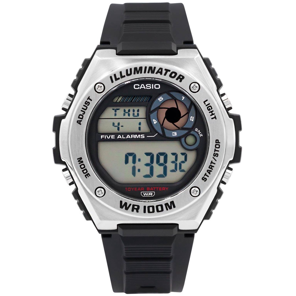 Đồng hồ nam dây nhựa Casio Standard chính hãng Anh Khuê MWD-100H-1AVDF (50mm)