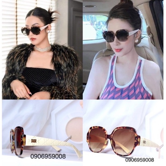 MẮT KÍNH HÀNG HIỆU Chữ DIO R CAO CẤP MẪU MỚI SIÊU SANG gọng tròn dáng oval phong cách retro nhiều màu