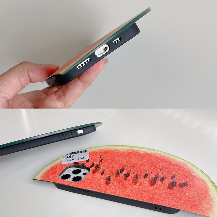 Ốp Lưng iP đủ dòng máy Hình Miếng Dưa Hấu Độc Đáo - Mã TZAC243