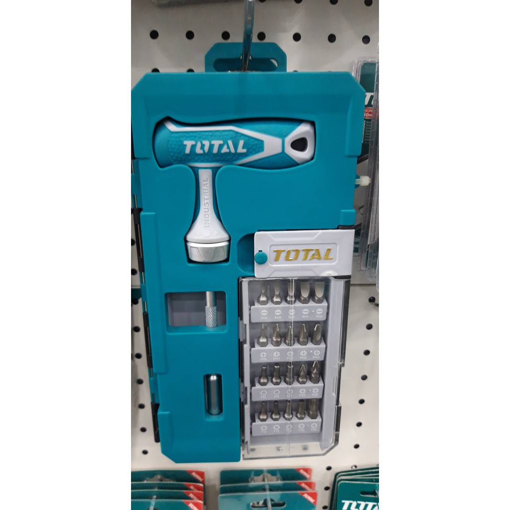 Bộ 25 tua vít chữ T ĐA NĂNG TOTAL TACSD30256