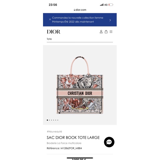 Túi xách Diỏr book tote thêu hàng sc có nhận thêu tên sz 41