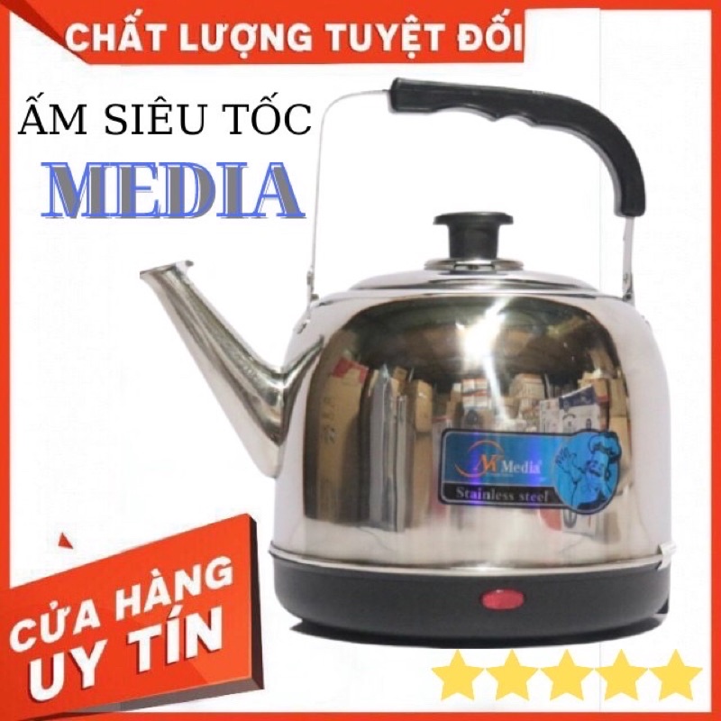 Ấm Điện Siêu Tốc Đun Nước Đế Liền NK Media - MDSD505 Dung Tích 4L,5L Công Suất 1500W