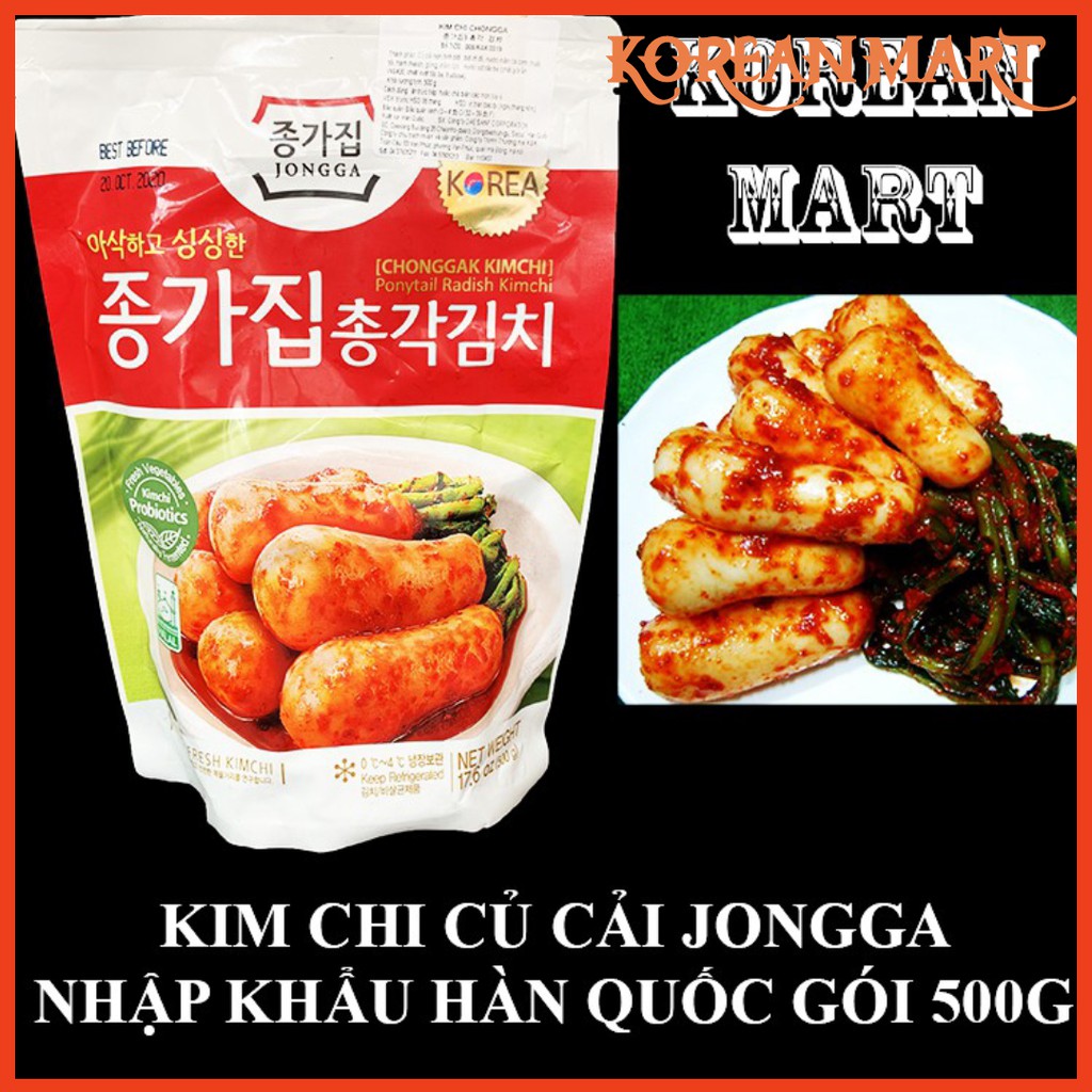 [KoreanMart] Kimchi củ cải hàng nội địa số 1 Hàn Quốc 500gr