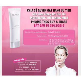 nuskin sản phẩm trắng da tức thì