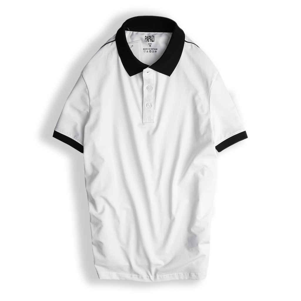 Áo Polo nam cổ bẻ phối viền vai tỉ mỉ từng chi tiết nhỏ 100% chất Cotton thoáng mát, co giãn 4 chiều style basic - PAP | BigBuy360 - bigbuy360.vn