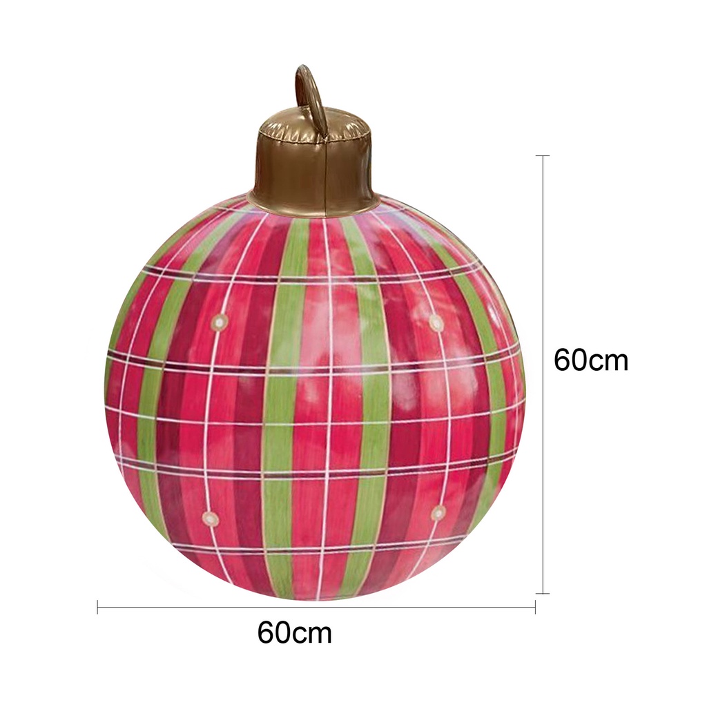 Bóng Bơm Hơi 60cm Trang Trí Cây Thông Giáng Sinh