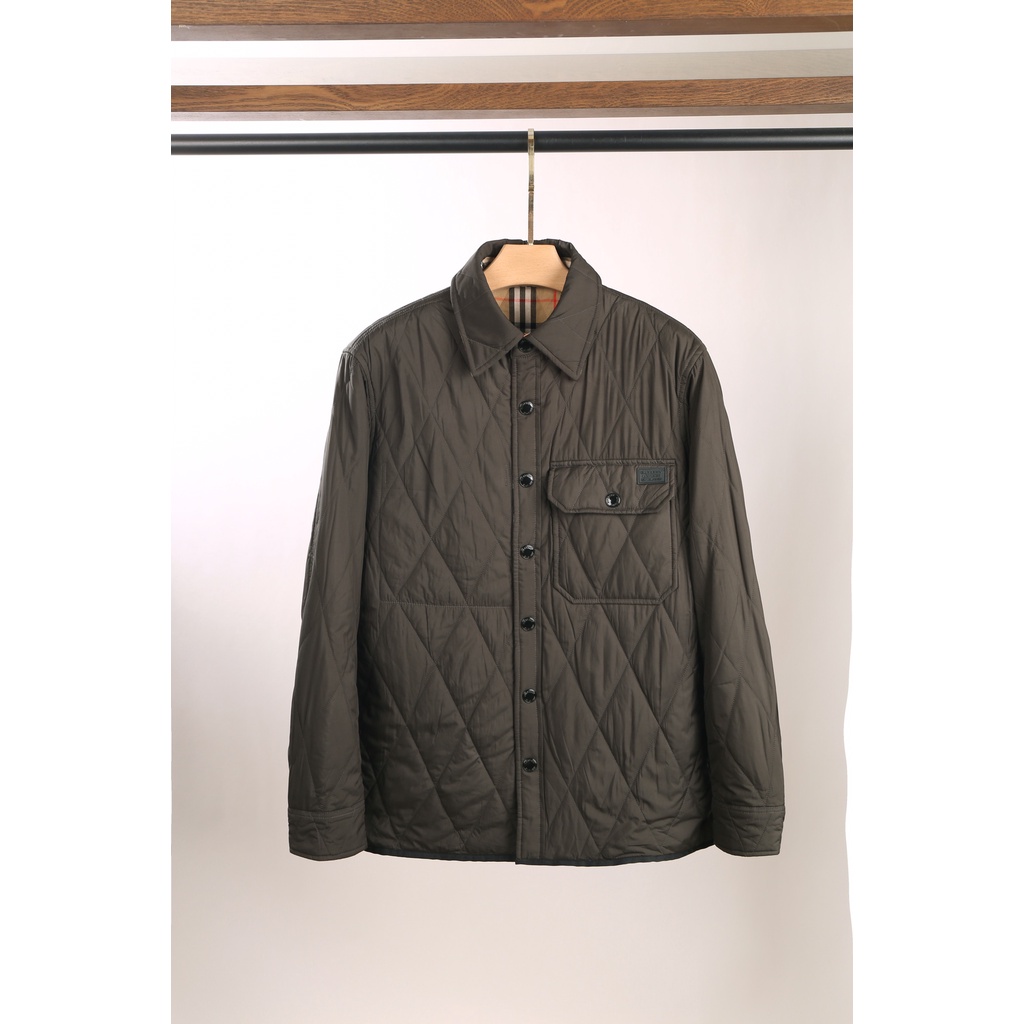 Áo khoác nam thời trang cao cấp Burberry BBR thiết kế 2 mặt tiện lợi