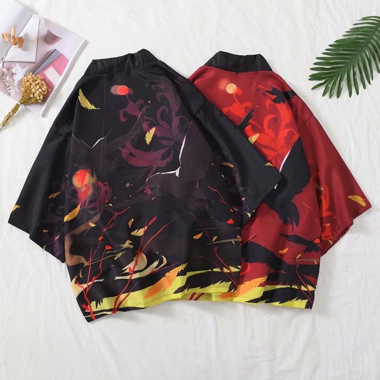 Áo Khoác kimono haori happi đại điêu