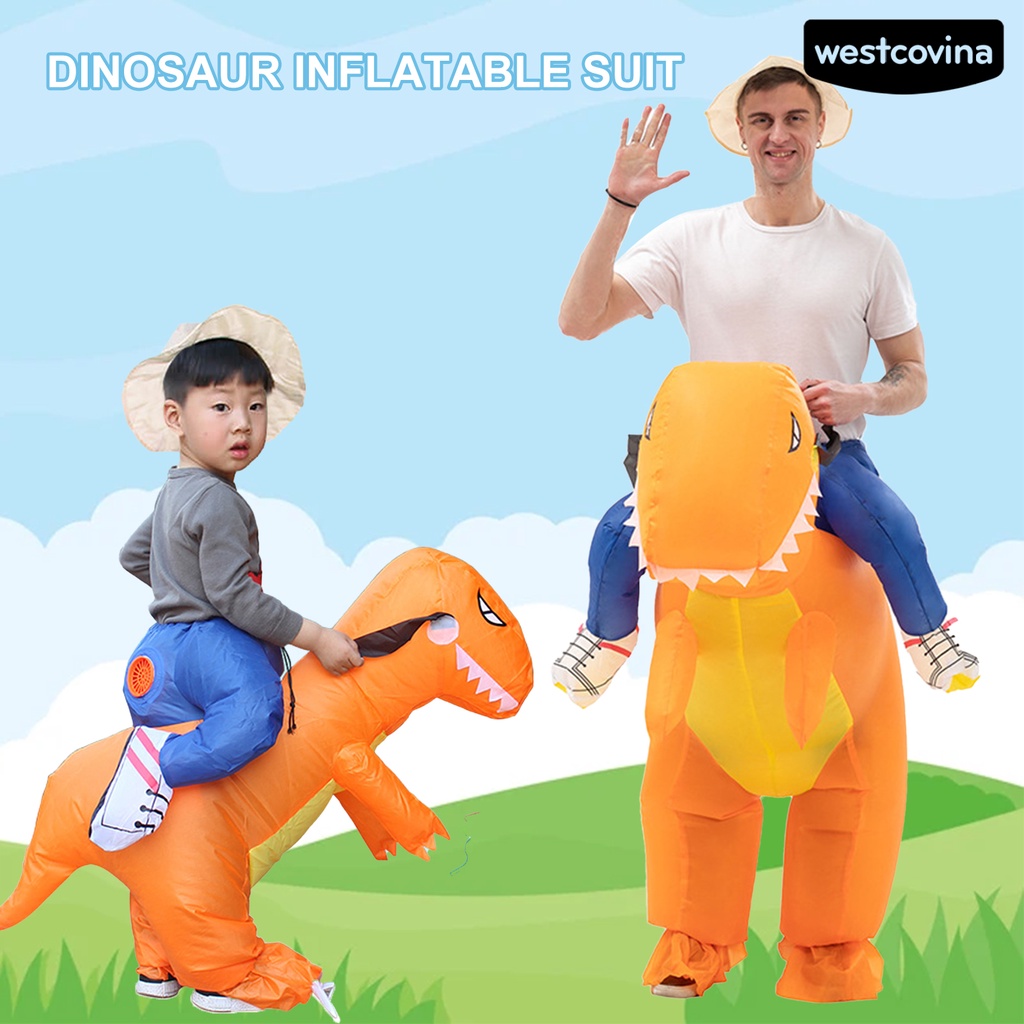 Mới Bộ Đồ Bơm Hơi Hóa Trang Khủng Long Cho Bé