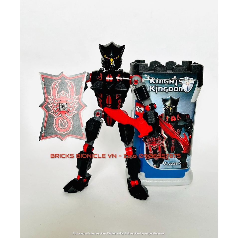 LEGO BIONICLE - ĐỒ CHƠI XẾP HÌNH LEGO CASTLE BIONICLE - KNIGHT'S KINGDOM II VLADEK 8786