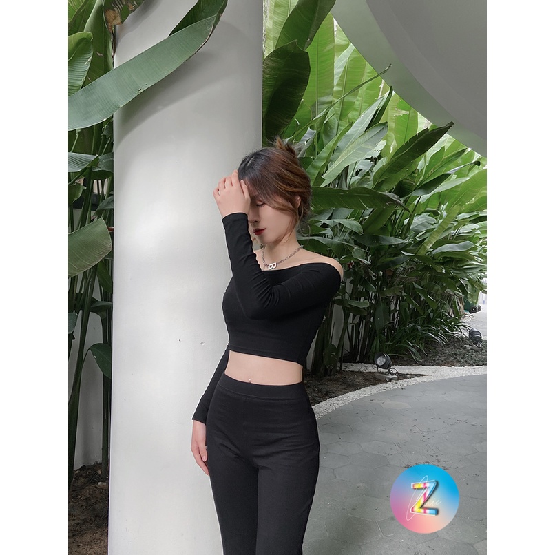 Quần Legging Ống Loe Hàng Loại 1 Vải Cotton Form Ôm Hack Dáng Đanh, Mịn, Không Xù QL01
