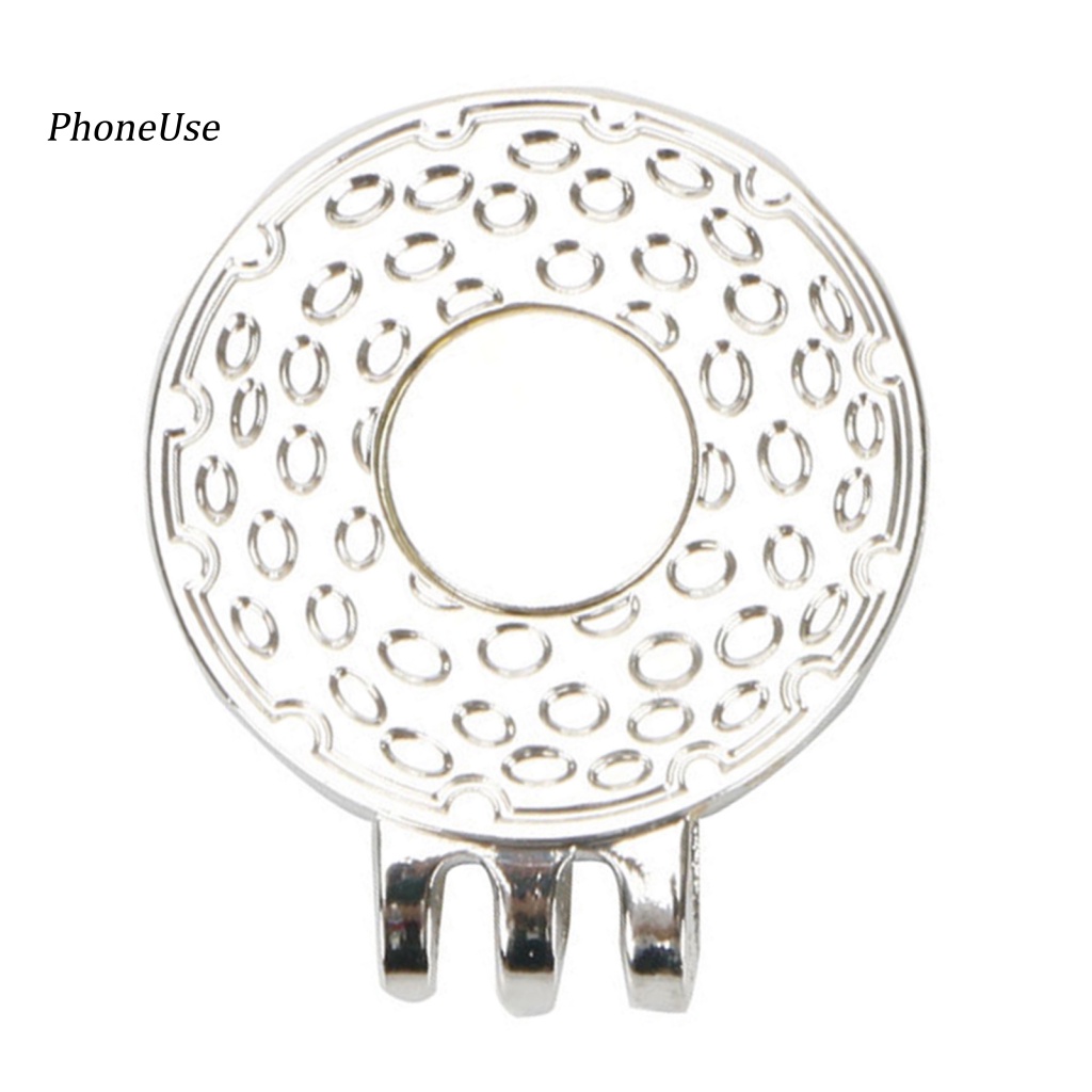 Kẹp Đánh Dấu Vị Trí Nón Chơi Golf Bằng Hợp Kim Hình Tròn 25mm