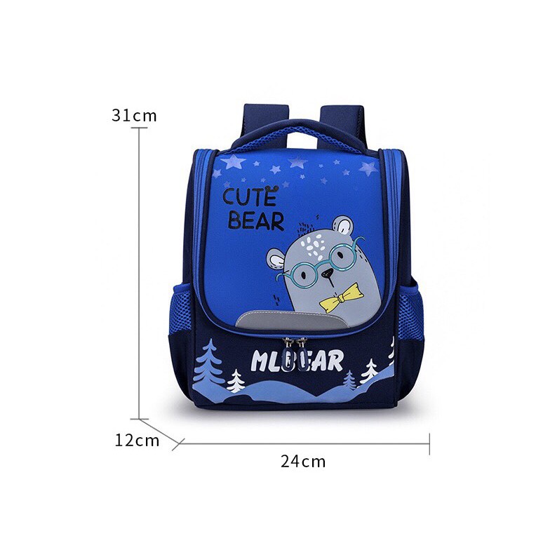 (TH9) Balo Đi Học Cho Bé CUTE BEAR