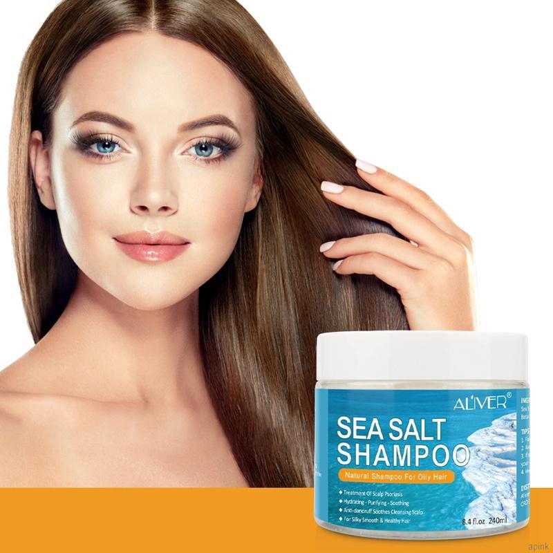 [Hàng mới về] Dầu gội muối biển hỗ trợ giảm gàu dưỡng ẩm cho da đầu