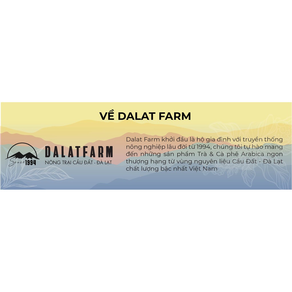 Cà Phê Phin Cầu Đất Dalat Farm - Túi 250Gr