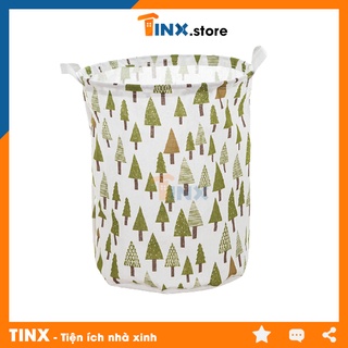 Giỏ vải đựng quần áo bẩn size to - Sọt vải đựng đồ đa năng không thấm nước