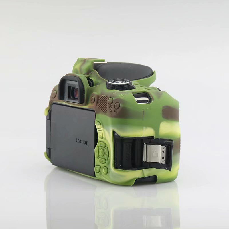 Vỏ silicon mềm bảo vệ máy ảnh Canon EOS 750D 800D 80D 70D 77D 90D