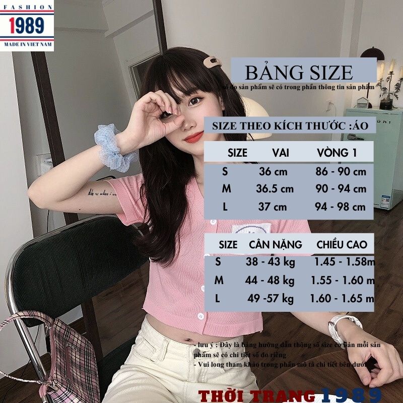 Áo thun croptop nữ tay cộc cổ v có LOGO 6 mầu chất cottong mềm mịn kiểu dáng hàn quốc -PHƯƠNG VŨ 1989 | WebRaoVat - webraovat.net.vn