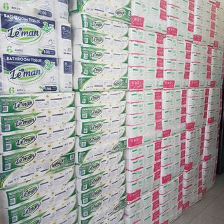 Combo (5 lốc) giấy vệ sinh Hàn Quốc 2 lớp (10 cuộn/ lốc)
