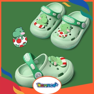 Giày Sandal Đi Trong Nhà Chống Trượt Hình Khủng Long Cho Bé 1-5 Tuổi