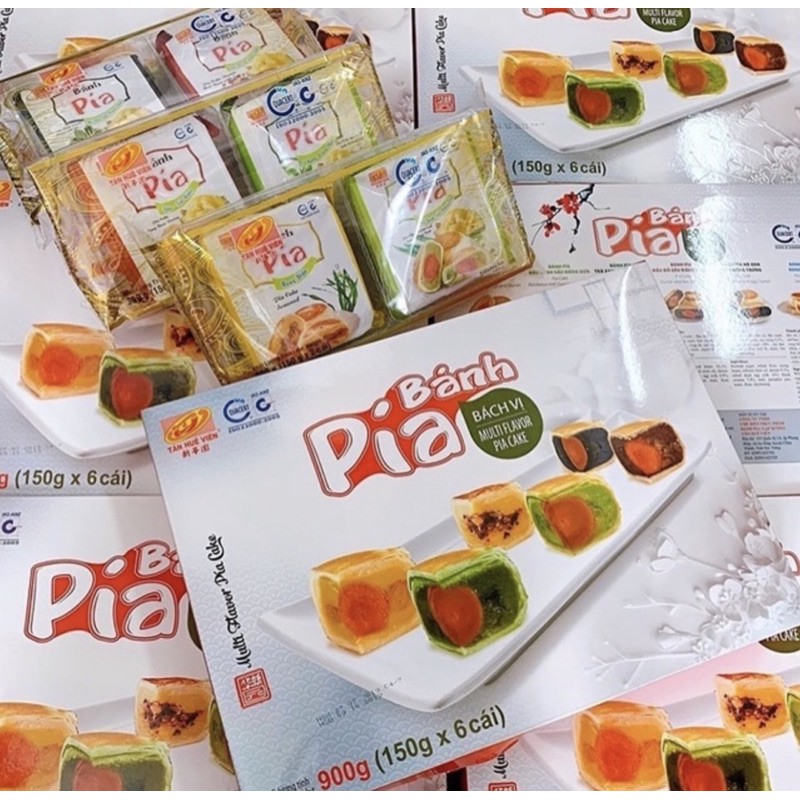 Bánh pia Bách vị -1hộp 900gam