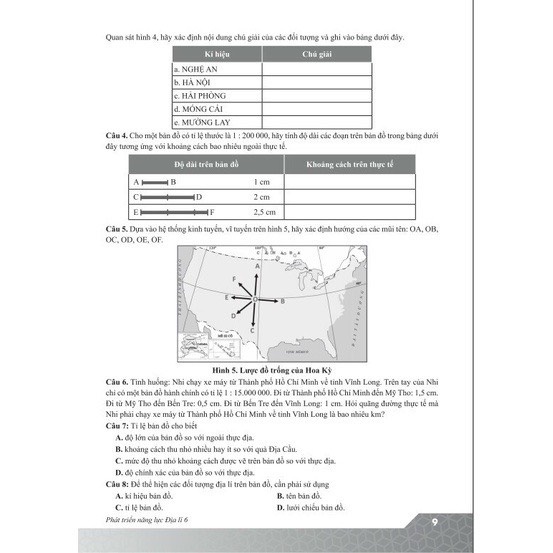 Sách Phát triển năng lực Địa Lí 6 ( Theo chương trình giáo dục phổ thông mới môn Lịch Sử - Địa Lí, Cấp Trung học cơ sở)