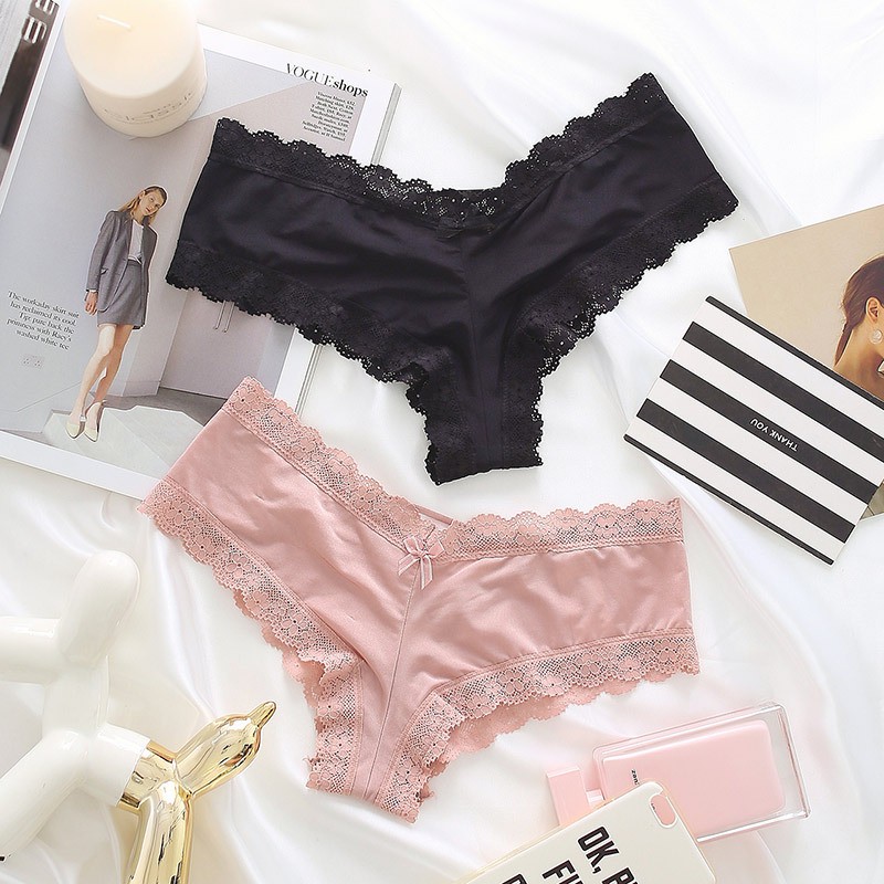 [Mã 12FASHIONSALE1 giảm 10K đơn 50K] Quần lót Pink dây đan mông sexy | BigBuy360 - bigbuy360.vn
