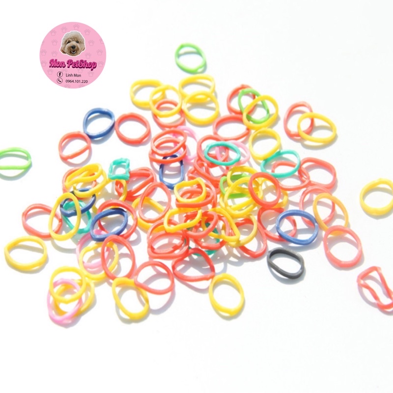 100c chun buộc tóc dành cho thú cưng