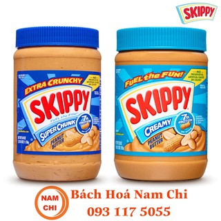 Bơ Đậu Phộng Skippy Creamy Super Chunk 1.36kg - Mỹ - Có Hạt Và Kem Mịn