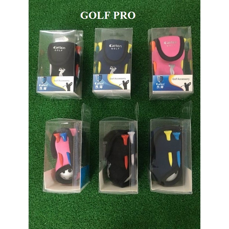 Túi đựng bóng và tee golf Calton đựng được 2 bóng và 4 tee tiện lợi phong TB003