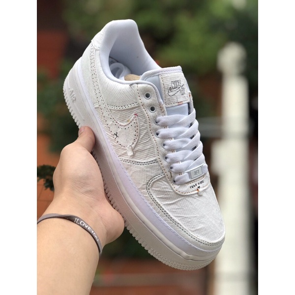 💎 [ FREESHIP + Box,Bill ] Giày Sneaker Nam Nữ AF1 Vải Xé 💎