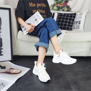 ⚡️giày nữ hot 2018⚡️mẫu mới giầy thể thao nữ đế 3cm