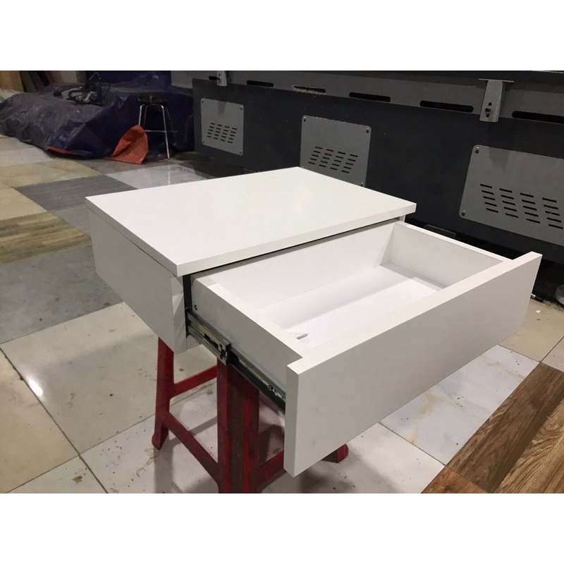 BÀN TRANG ĐIỂM TREO TƯỜNG 1 NGĂN GỖ CN CAO CẤP HOÀNG HUY DECOR KỆ MỸ PHẨM TREO TƯỜNG XINH XẮN