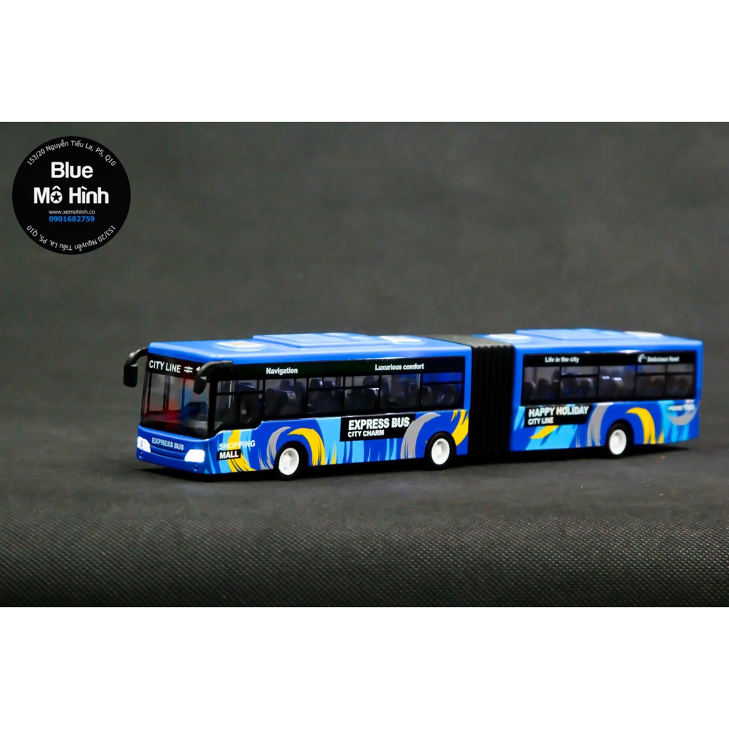 Blue mô hình | Mô hình xe Bus Express nối dài