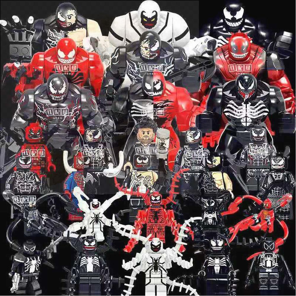 Bộ Đồ Chơi Lego Xếp Hình Marvel Venom Deadpool Người Nhện Mini Cho Bé Trai