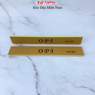 Lốc 10 Dũa Móng Tay OPI Da Bò Dũa Phá Bột Độ Nhám 80/80