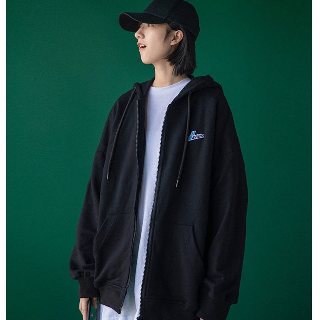 Áo nỉ khoá thêu chữ | BigBuy360 - bigbuy360.vn